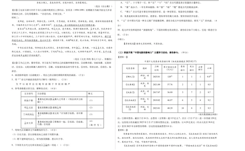 语文（河北卷）（考试版A3）_中考复习资料_语数英物化_1语文中考复习_赠送：2025中考模拟题_2025年语文二模_语文（河北卷）-2025年中考第二次全真模拟题