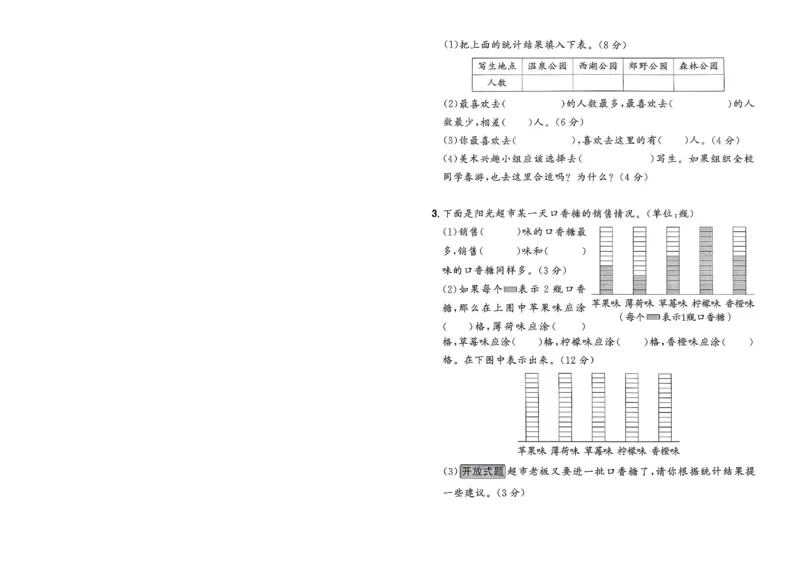 阳光同学活页提优卷人教数学2下_2026春小学教辅大合集_19-26春《阳光同学》系列_《阳光同学活页提优卷》人教数学