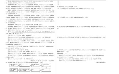 语文（泰州卷）（考试版A3）_中考复习资料_语数英物化_1语文中考复习_赠送：2025中考模拟题_2025年语文一模_语文（泰州卷）-2025年中考语文第一次全真模拟题