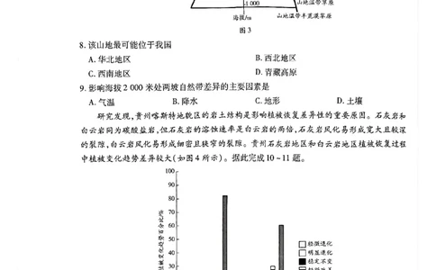 天一河南高二地理_2026年03月高二试卷_260329河南天一大联考2026年高二3月联考（全科）_地理
