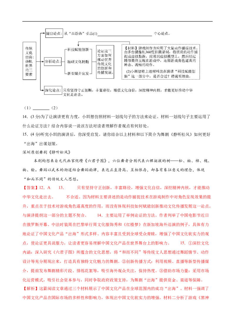语文（深圳卷）（全解全析）_中考复习资料_语数英物化_1语文中考复习_赠送：2025中考模拟题_2025年语文一模_语文（广东深圳卷）-2025年中考第一次全真模拟题