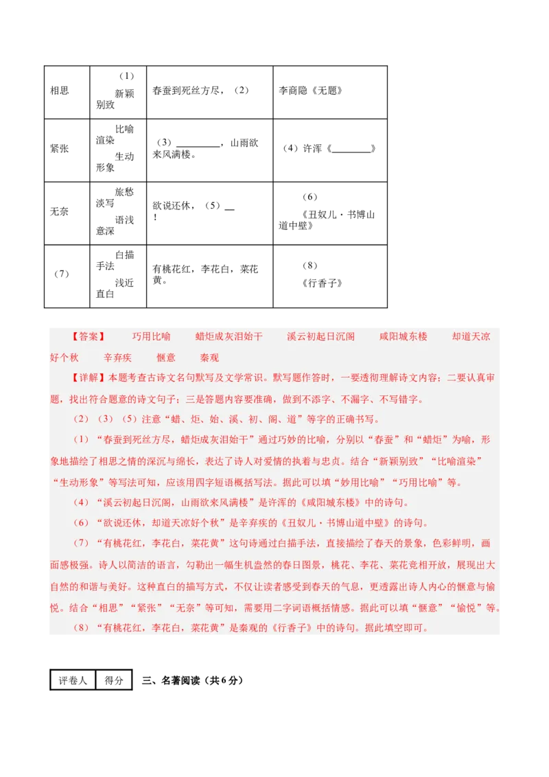 语文（苏州卷）（全解全析）_中考复习资料_语数英物化_1语文中考复习_赠送：2025中考模拟题_2025年语文二模_语文（苏州卷）-2025年中考第二次全真模拟题