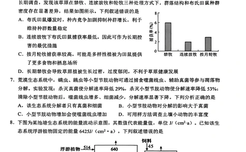 湖北省云学联盟2025-2026学年高二下学期3月学科素养测评生物试卷（含答案）_2026年03月高二试卷_260329湖北省云学联盟2025-2026学年高二下学期3月学科素养测评