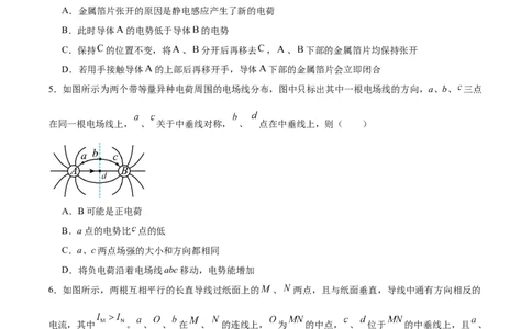 广西壮族自治区河池市2025-2026学年高二上学期1月学科素养测评（期末）物理试题含答案_2026年02月高二试卷_260216广西壮族自治区河池市2025-2026学年高二上学期1月学科素养测评（期末）