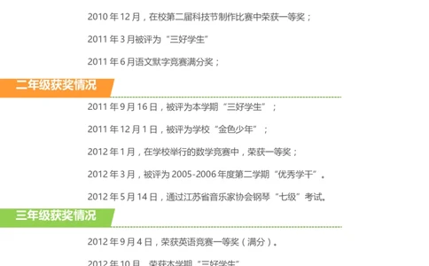 升学君整理蓝色简约2-小升初简历模板_小升初《学生简历模板》单页+多页_66份小升初简历整理