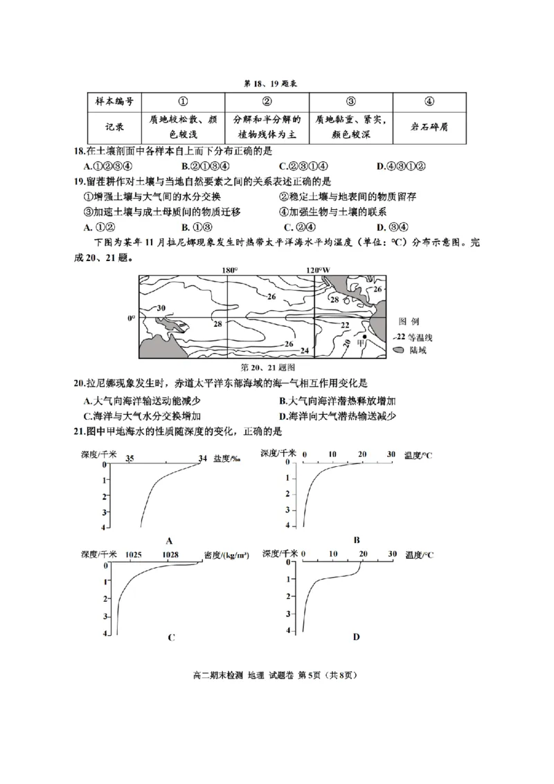 地理卷-2601嘉兴高二期末_2026年02月高二试卷_260215浙江省嘉兴市2025-2026学年高二上学期期末（全)_浙江省嘉兴市2025-2026学年高二上学期期末地理卷（PDF版，含答案）