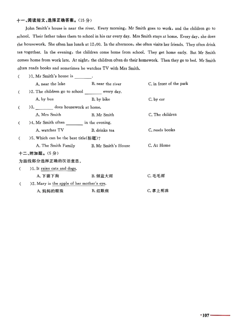 小升初英语《阳光同学冲刺48天》测评版_小升初冲刺48天（语数英）_小升初英语《阳光同学冲刺48天》