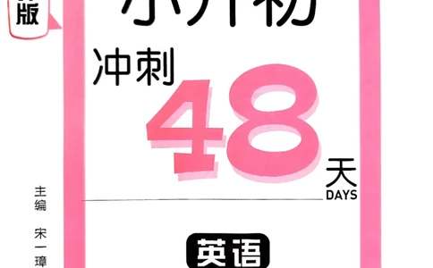 小升初英语《阳光同学冲刺48天》测评版_小升初冲刺48天（语数英）_小升初英语《阳光同学冲刺48天》