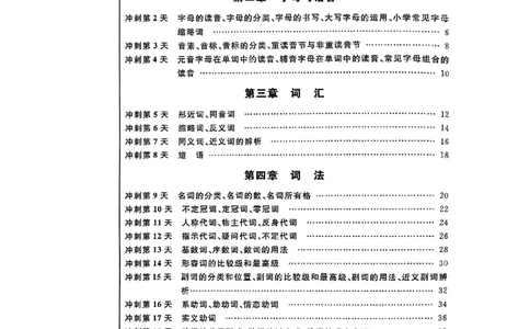 小升初英语《阳光同学冲刺48天》测评版_小升初冲刺48天（语数英）_小升初英语《阳光同学冲刺48天》