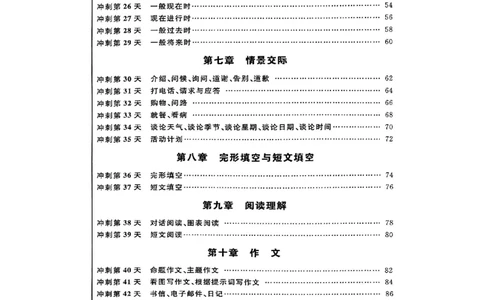 小升初英语《阳光同学冲刺48天》测评版_小升初冲刺48天（语数英）_小升初英语《阳光同学冲刺48天》
