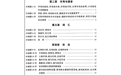小升初英语《阳光同学冲刺48天》辅导版_小升初冲刺48天（语数英）_小升初英语《阳光同学冲刺48天》