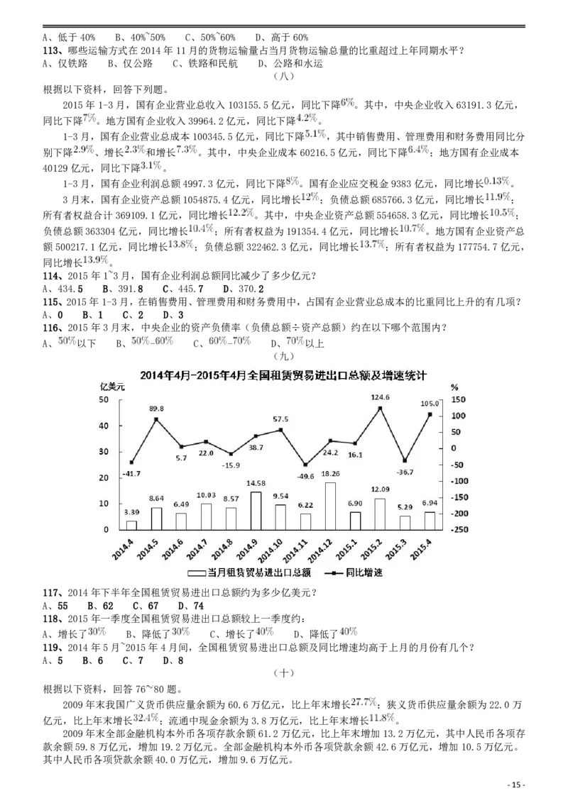 2016年423联考《行测》真题（贵州卷）_国考省考_省考真题_07贵州公务员考试真题pdf版_贵州公务员考试真题&mdash;&mdash;行测08-25_题目