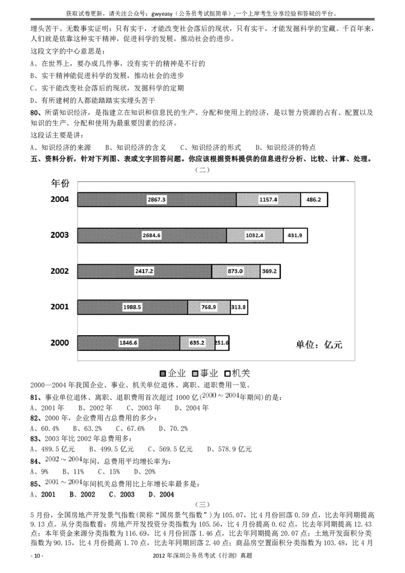 2012深圳市公务员录用考试《行测》真题_国考省考_省考真题_33深圳公务员考试真题pdf版_深圳公务员考试真题&mdash;&mdash;行测（08~24年）_题目