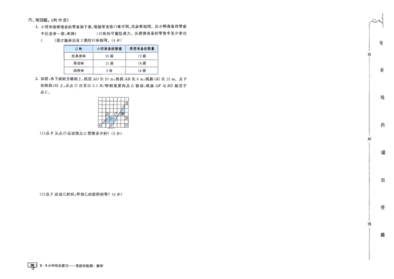 数学《53小升初总复习考前讲练测》26春_2026春小升初总复习语文数学英语《53考前讲练测》含答案_数学《53小升初总复习考前讲练测》26春