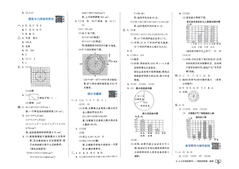 数学《53小升初总复习考前讲练测》26春_2026春小升初总复习语文数学英语《53考前讲练测》含答案_数学《53小升初总复习考前讲练测》26春