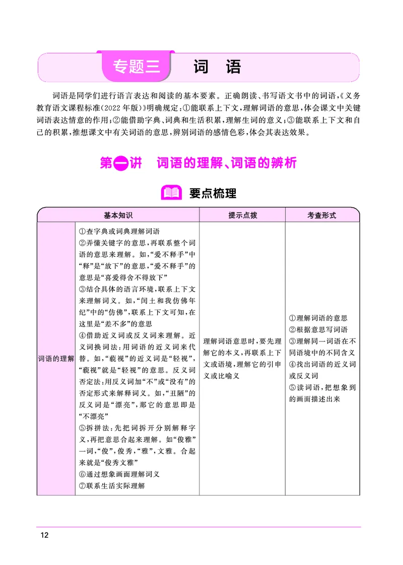 语文系统总复习考点大全_小升初考点大全（语文英语）_语文《小升初考点大全》