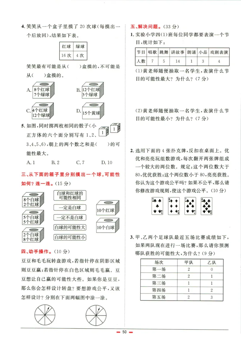 阳光同学小学毕业升学系统总复习活页专项训练数学_小升初活页专项训练（语数英科学）