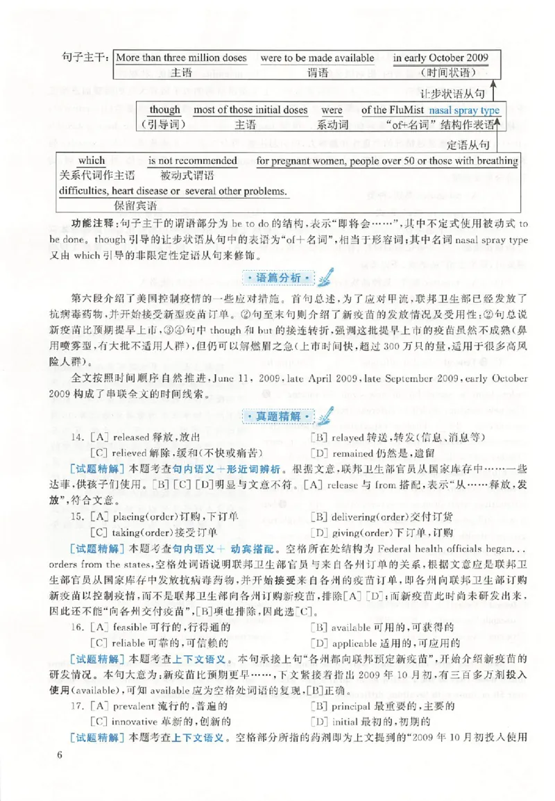 黄皮书--2010年真题解析（英语二）_考研英语真题（英一＋英二）_1980-2025真题一定要先转存再观看（否则资料不完整）_考研英语二历年真题_赠送：真题逐词翻译（2005-2023年）_英语二