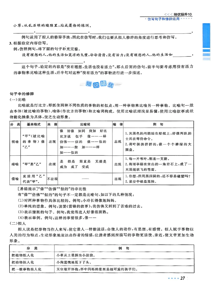 小升初语文《阳光同学冲刺48天》辅导版_小升初冲刺48天（语数英）_小升初语文《阳光同学冲刺48天》