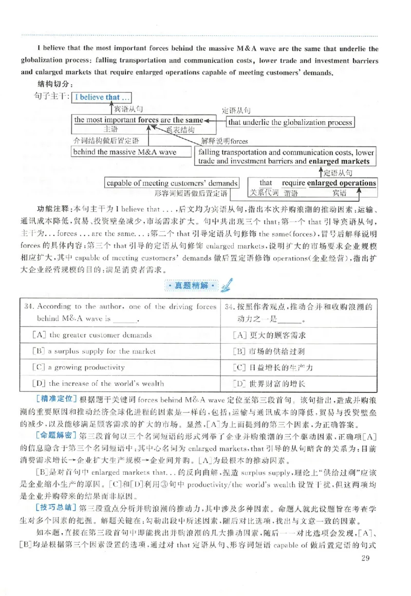 黄皮书--2001年真题解析（英语一）_考研英语真题（英一＋英二）_1980-2025真题一定要先转存再观看（否则资料不完整）_考研英语二历年真题_赠送：真题逐词翻译（2005-2023年）_英语二
