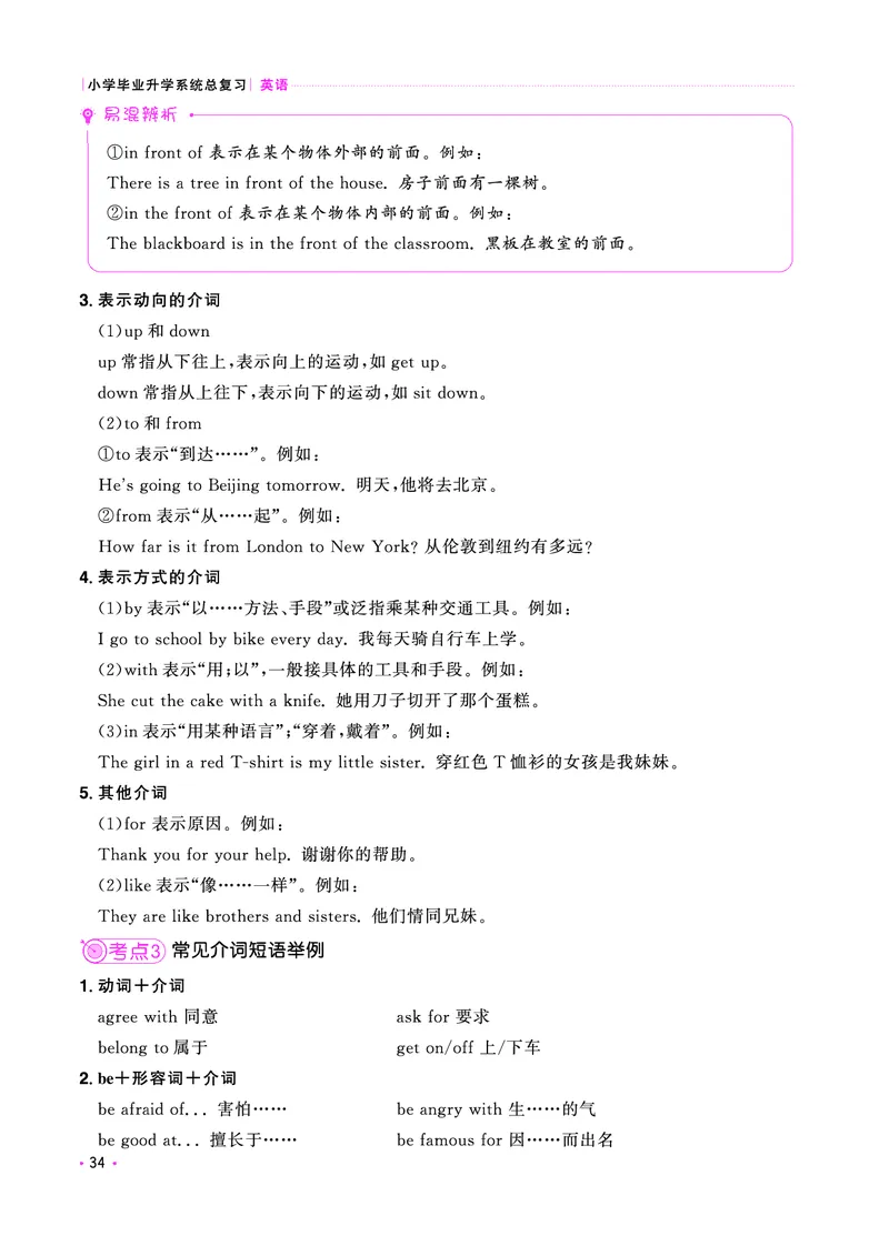 考点大全-全国教用_小升初考点大全（语文英语）_英语《小升初考点大全》