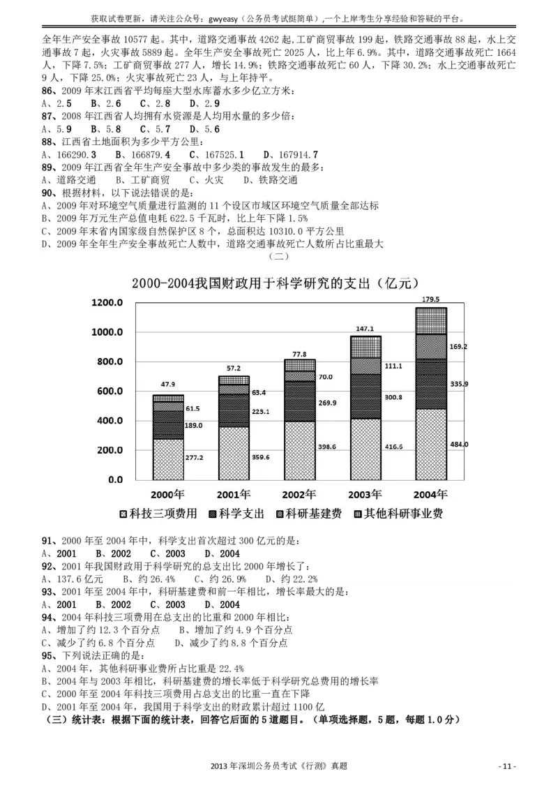 2013深圳市公务员录用考试《行测》真题_国考省考_省考真题_33深圳公务员考试真题pdf版_深圳公务员考试真题&mdash;&mdash;行测（08~24年）_题目