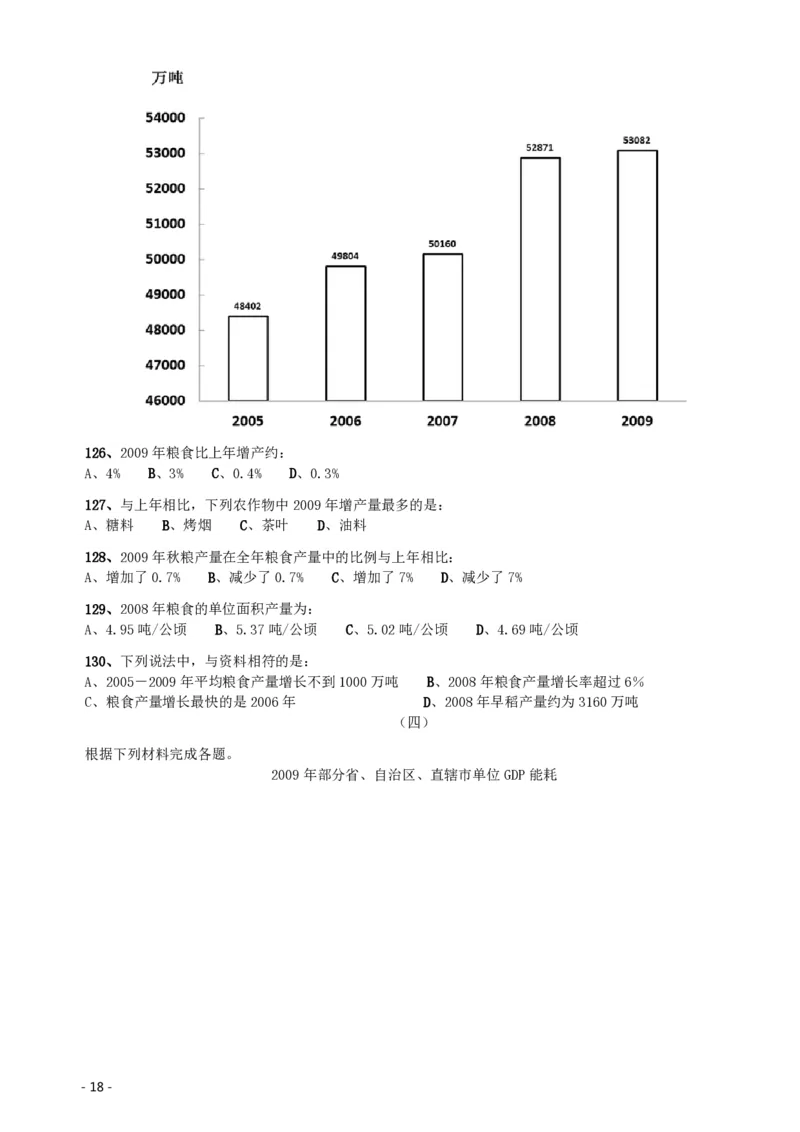 2011年北京公务员考试《行测》卷_国考省考_省考真题_02北京公务员考试真题pdf版_北京行测09-23_真题