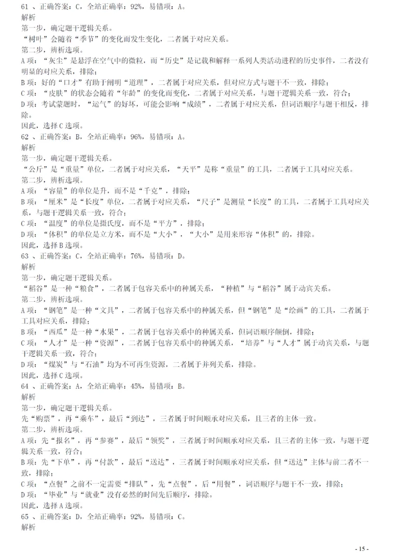2018年广州公务员考试《行测》真题（一）答案及解析_国考省考_省考真题_32广州公务员考试真题pdf版_广州公务员考试真题&mdash;&mdash;行测05-18PDF版_答案及解析