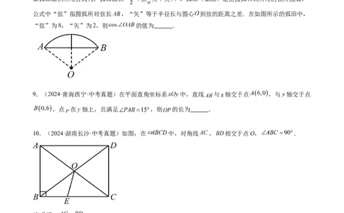 第18讲锐角三角函数（学生版）_2026中考数学一轮复习讲义
