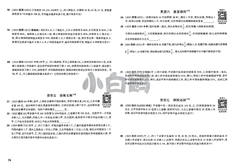 2026小白鸥分类卷_小白鸥小升初分类卷数学26年