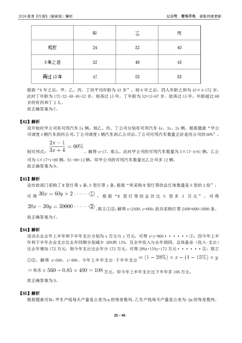 2024年国考《行测》（副省级）答案+解析_国考省考_国考2000-2026真题pdf_2000-2025国考行测PDF_行测-答案及解析