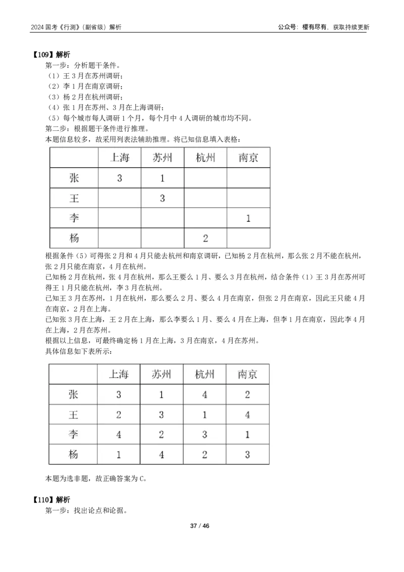 2024年国考《行测》（副省级）答案+解析_国考省考_国考2000-2026真题pdf_2000-2025国考行测PDF_行测-答案及解析
