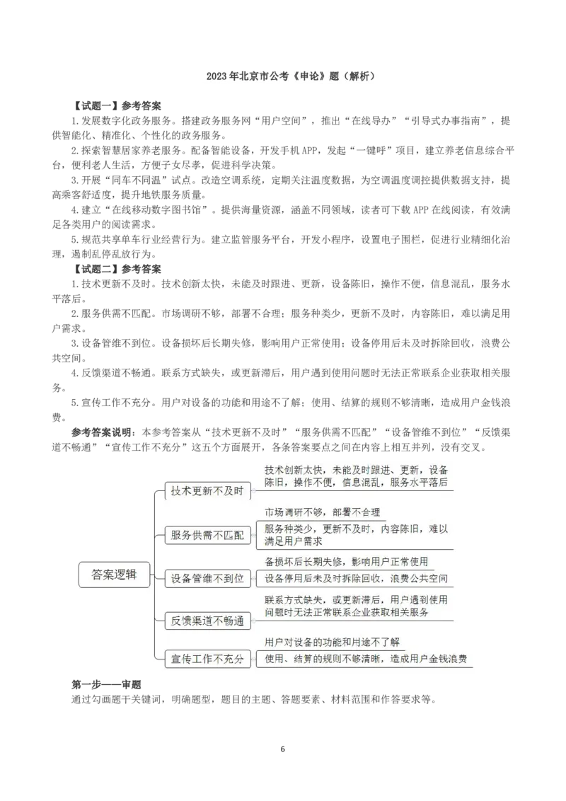 2023年北京市公考《申论》真题与答案_国考省考_省考真题_02北京公务员考试真题pdf版_北京申论09-23