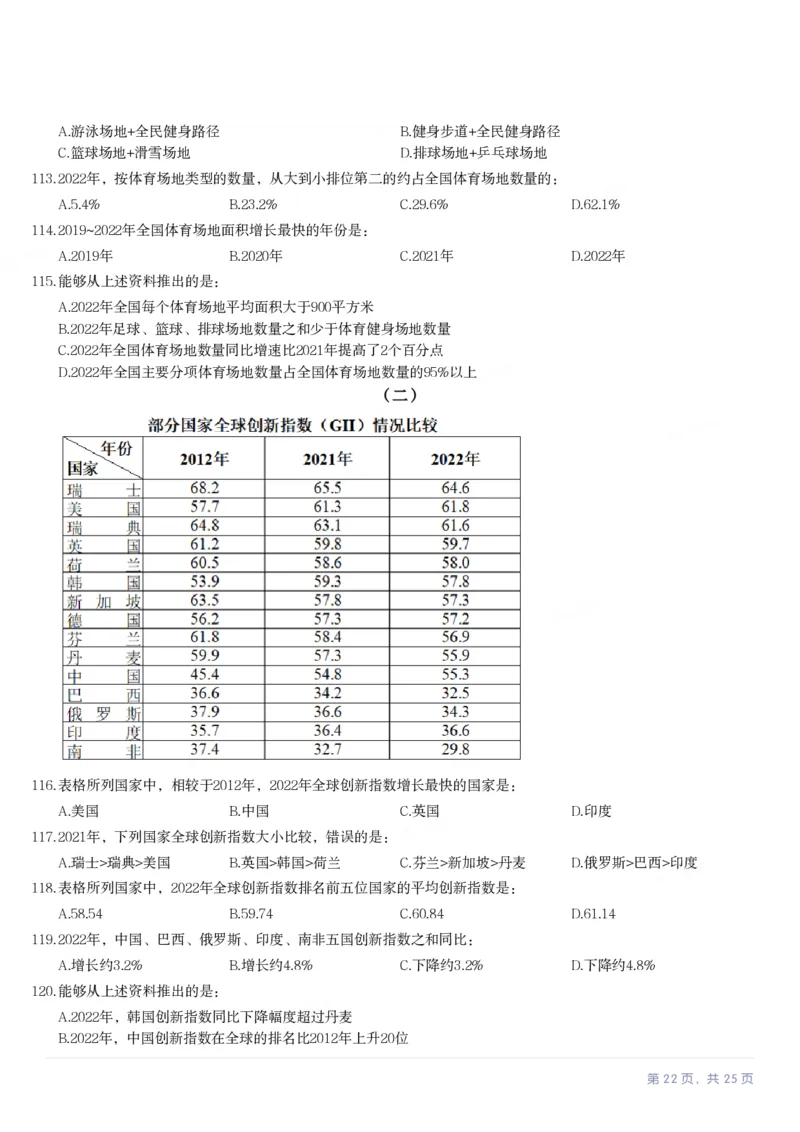 2024年河北省公务员录用考试《行测》试题_国考省考_省考真题_09河北公务员考试真题pdf版_河北公务员考试真题&mdash;&mdash;行测08-25_题目