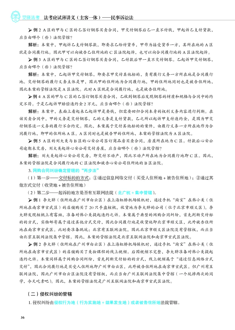 26觉晓应试薄讲义民诉韩心怡_26精讲卷_26众合法考精讲pdf_赠