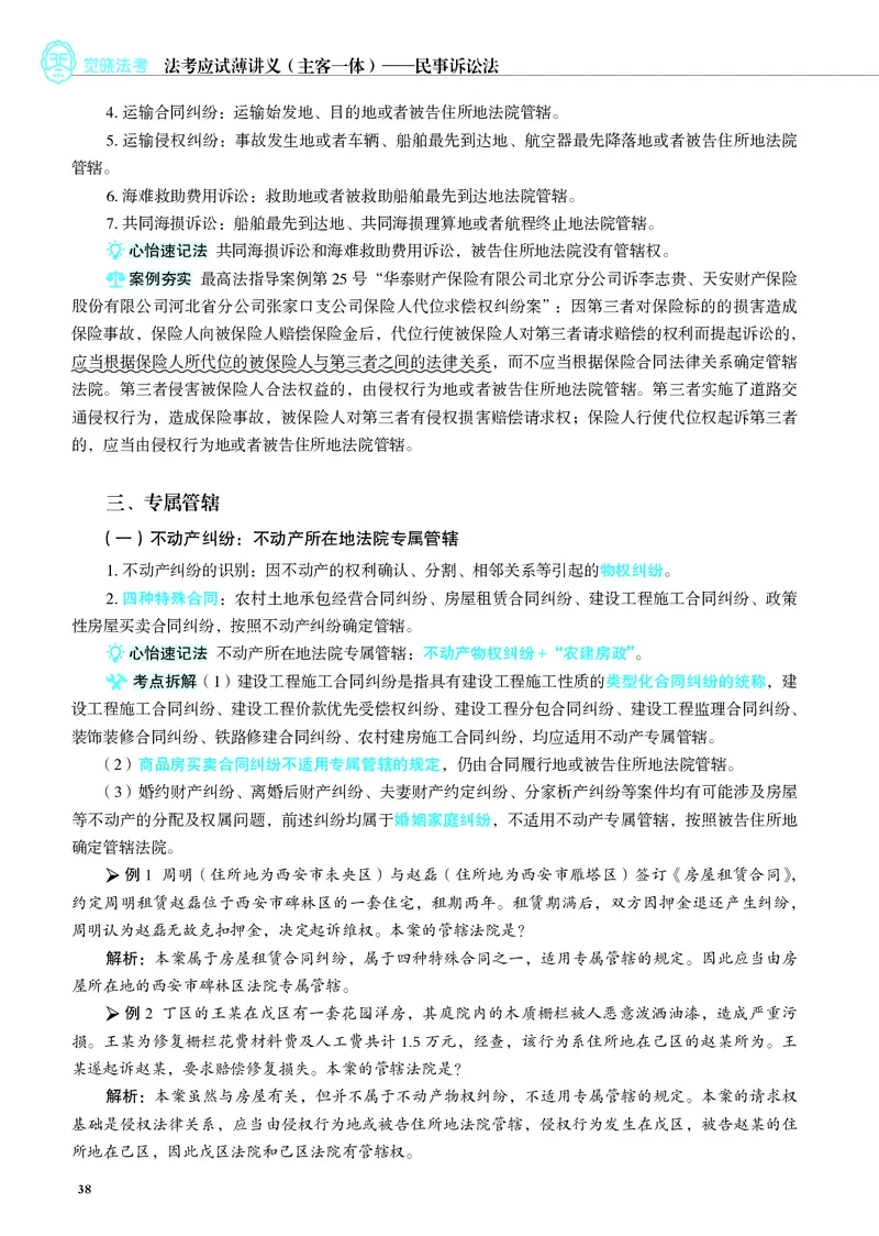 26觉晓应试薄讲义民诉韩心怡_26精讲卷_26众合法考精讲pdf_赠
