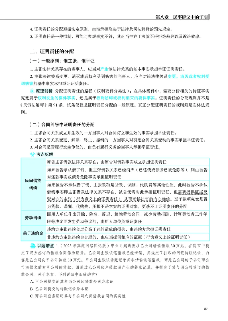 26觉晓应试薄讲义民诉韩心怡_26精讲卷_26众合法考精讲pdf_赠