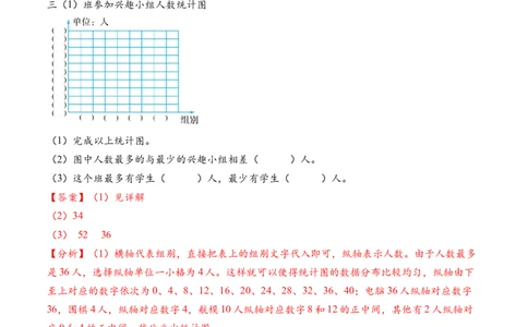 专题07统计表和条形统计图（一）（解决问题专项训练）（教师版）(2)_三年级数学下册（苏教版）_解决问题专项练习-T7_2026版