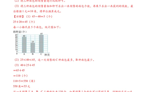 专题07统计表和条形统计图（一）（解决问题专项训练）（教师版）(2)_三年级数学下册（苏教版）_解决问题专项练习-T7_2026版