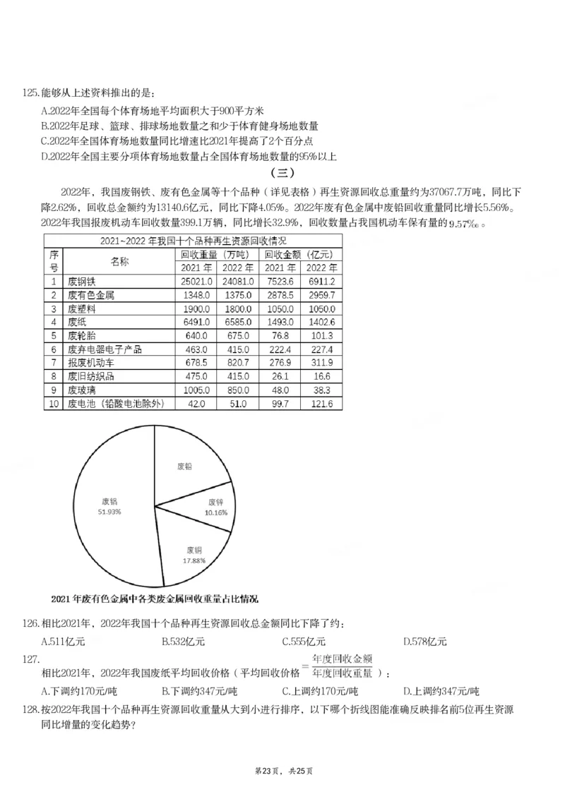 2024年江西省公务员录用考试《行测》题_国考省考_省考真题_16江西公务员考试真题pdf版_江西公务员考试真题&mdash;&mdash;行测06-24PDF版_题目