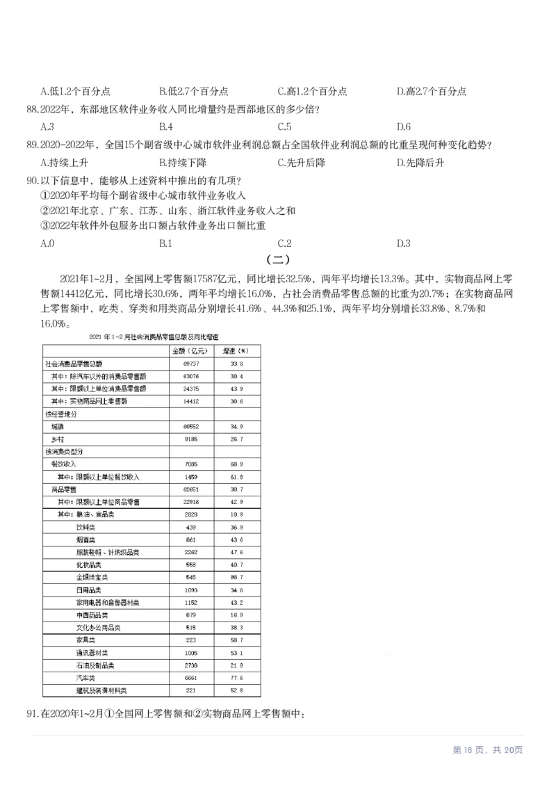 2024年四川省公务员录用考试《行测》试题_国考省考_省考真题_25四川公务员考试真题pdf版_四川公务员考试真题&mdash;&mdash;行测（07-25）_题目