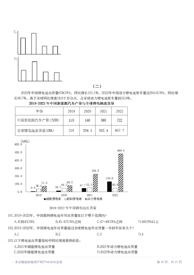 2024年广西区考公务员录用考试《行测》题（网友回忆版）_国考省考_省考真题_06广西公务员考试真题pdf版_广西公务员考试真题&mdash;&mdash;行测（07~25）_题目