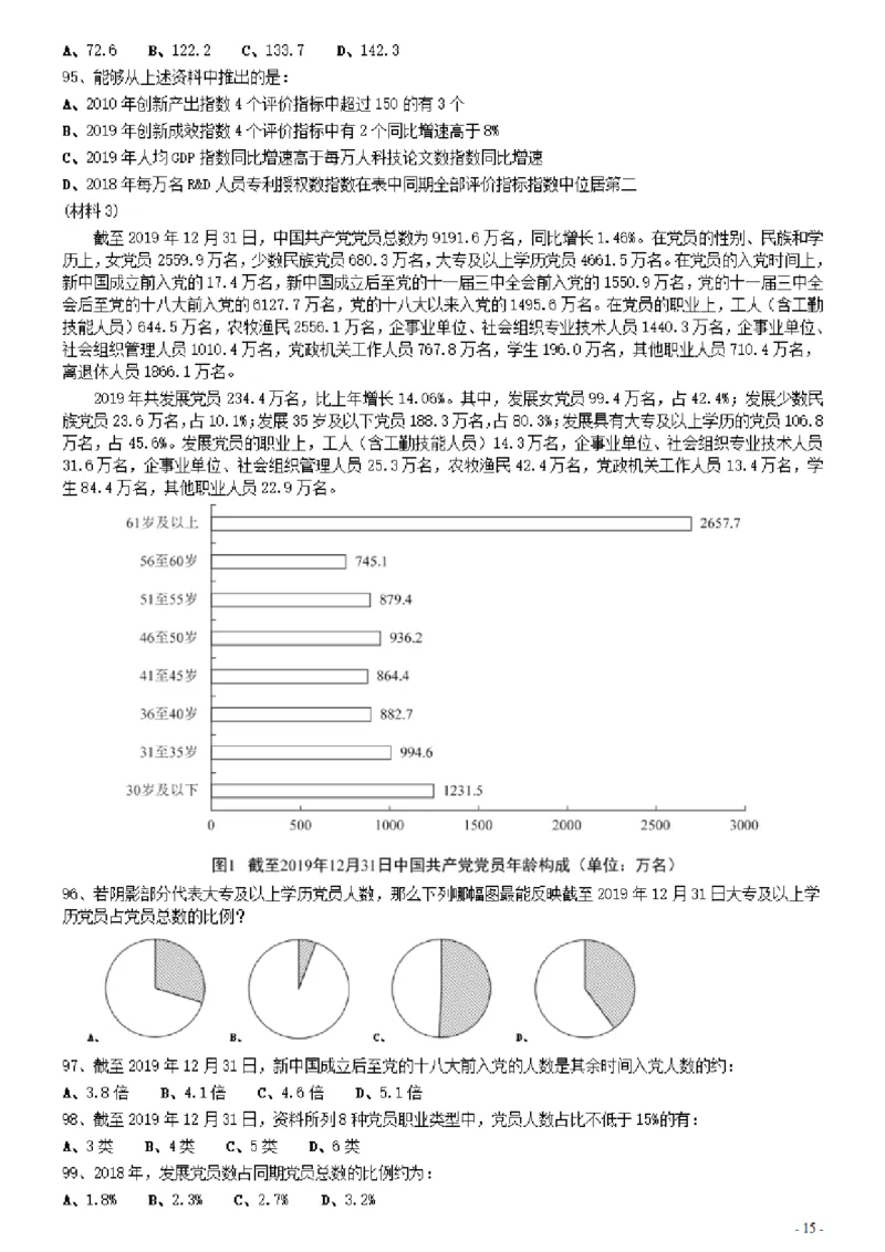 2021年0327云南公务员考试《行测》真题_国考省考_省考真题_29云南公务员考试真题pdf版_云南公务员考试真题&mdash;&mdash;行测03-25PDF版_题目