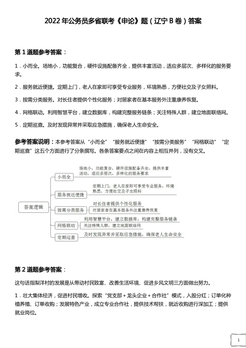 2022年公务员多省联考《申论》题（辽宁B卷）答案_国考省考_省考真题_17辽宁公务员考试真题pdf版_辽宁公务员考试真题&mdash;&mdash;申论08-24