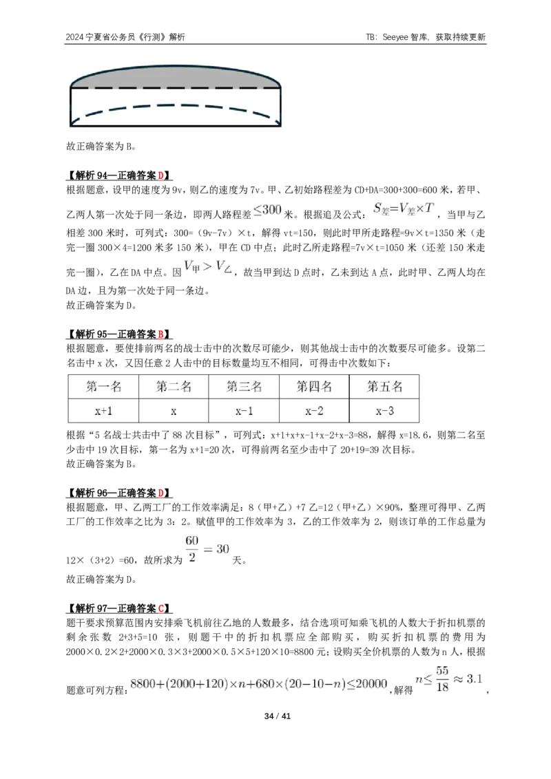 2024年宁夏公务员录用考试《行测》答案+解析_国考省考_省考真题_19宁夏公务员考试真题pdf版_宁夏公务员考试真题&mdash;&mdash;行测10-25PDF版（缺22）_答案及解析