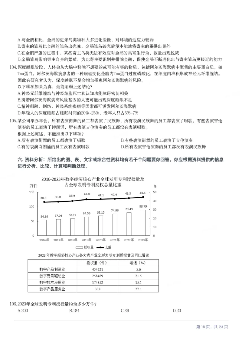 2025年甘肃公务员录用考试《行测》题_国考省考_省考真题_04甘肃公务员考试真题pdf版_甘肃公务员考试真题&mdash;&mdash;行测09-25_题目