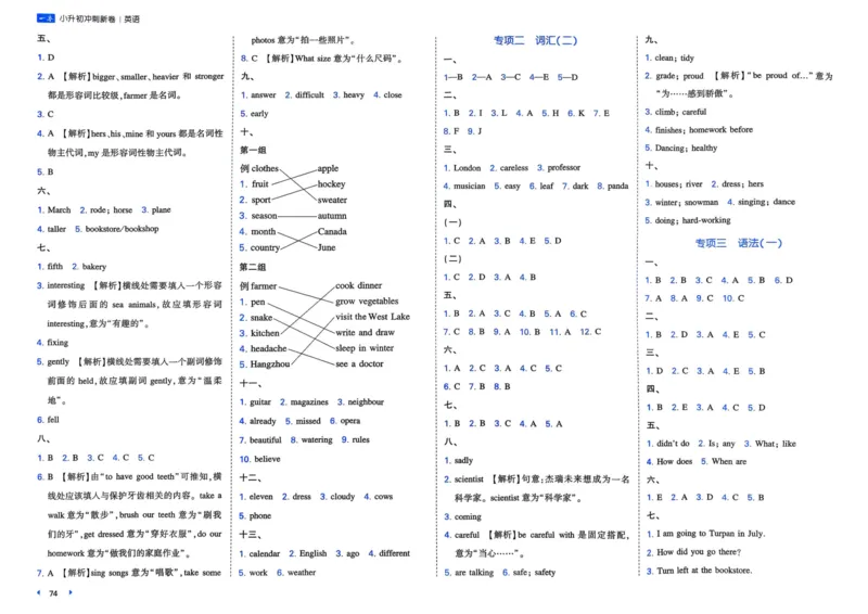 25一本小升初冲刺新卷-英语