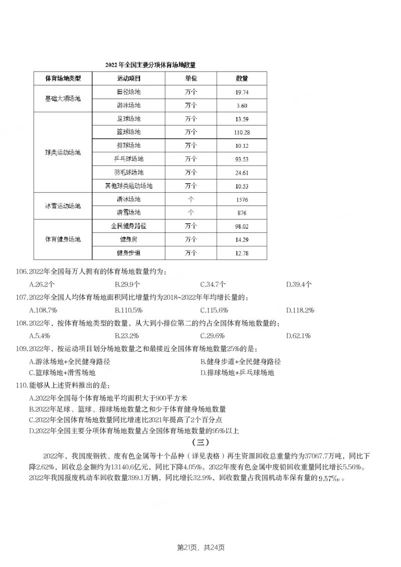 2024年天津市公务员录用考试《行测》题_国考省考_省考真题_26天津公务员考试真题pdf版_天津公务员考试真题&mdash;&mdash;行测09-25_题目