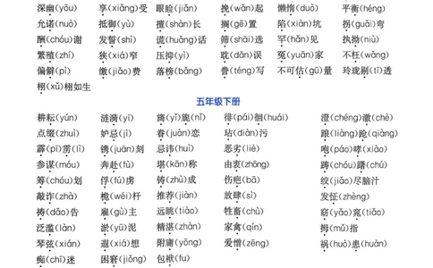 25一本小升初冲刺新卷-语文核心知识梳理手册