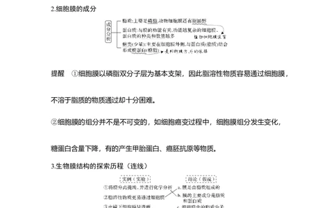 第4讲细胞膜与细胞核_通用版（老高考）复习资料_2023年复习资料_一轮复习_2023年高考生物一轮复习讲义+课件（全国版）_2023年高考生物一轮复习讲义（全国版）_赠补充习题